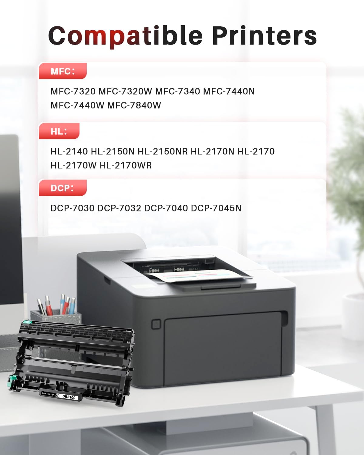 Detalle 2 de Halloya DR2100 Tambour compatible 12 000 pages