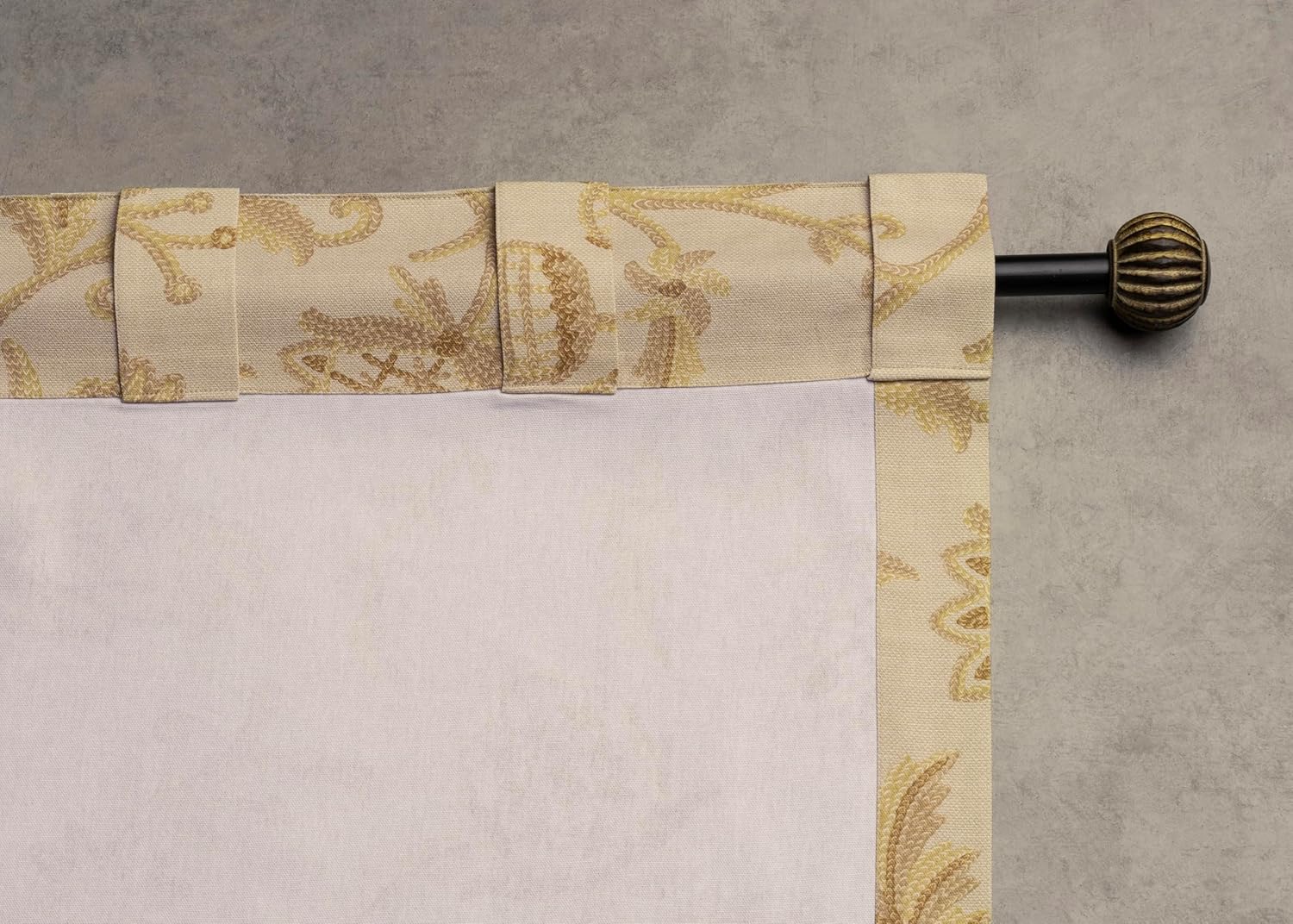 Thumbnail 6 de Maison d' Hermine 100% Cotton Light Filtering Curtain Panels (Cream, 50" W x 124" L)