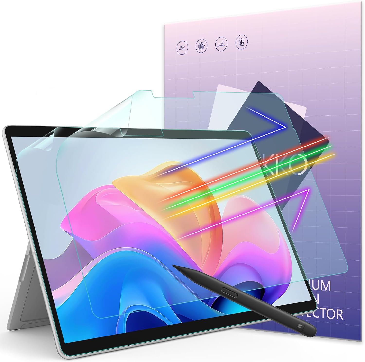 Detalle de IPROKKO Surface Pro screen protector PET film