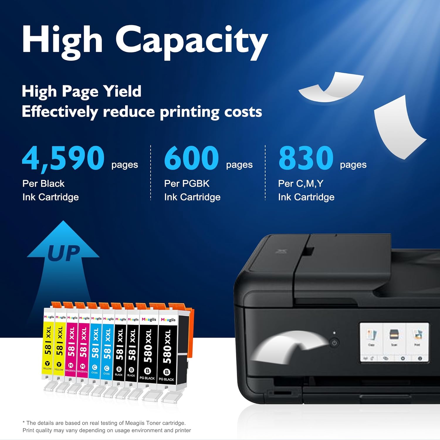 Thumbnail 2 de Meagiis 580/581XXL Ink Cartridges (10-Pack) for Canon Pixma TS Series and More