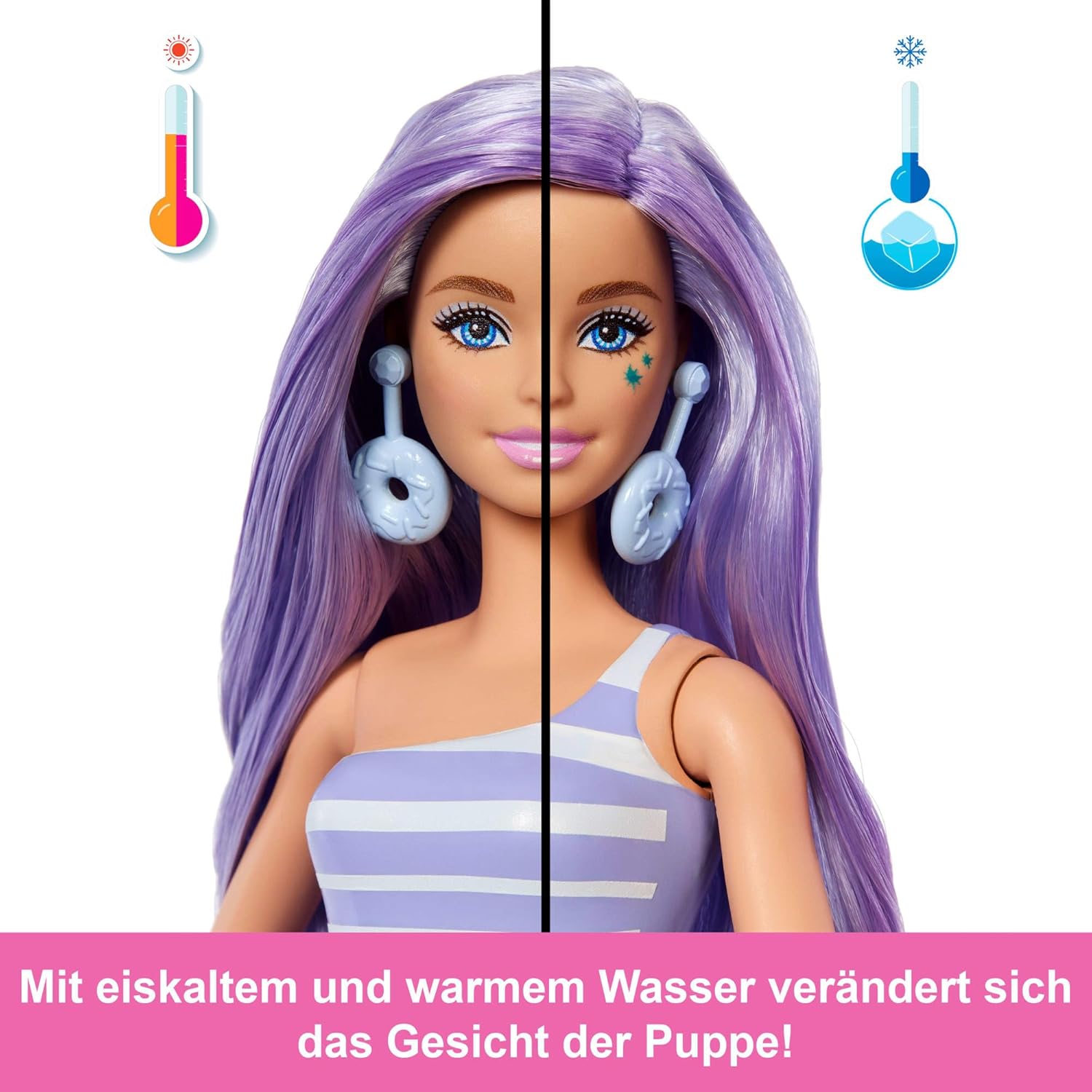 Thumbnail 3 de Barbie Pop Reveal Treat-Serie Donut Dreams 8 Überraschungen 🍩