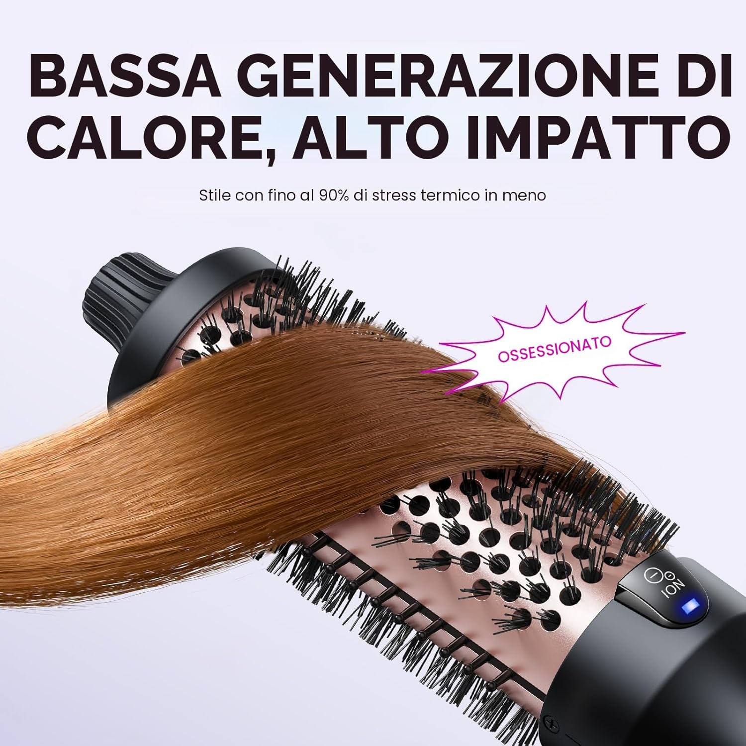 Thumbnail 6 de Wavytalk Thermal Brush Blowout Boost 38 mm spazzola termica ionica con 5 regolazioni temperatura e doppia tensione
