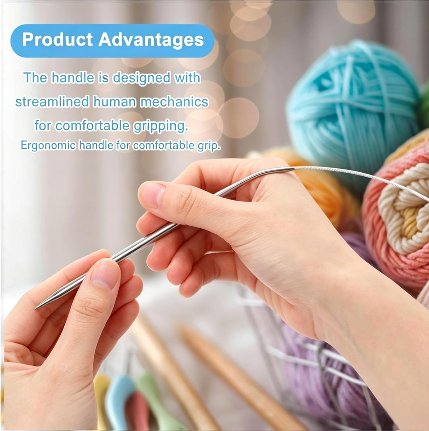 Detalle de Circular Knitting Needles, 31.5-Inch Length