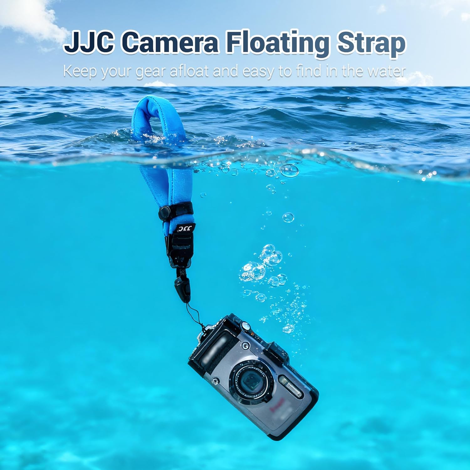 Thumbnail 3 de JJC Floating Wrist Strap for Underwater Cameras (Olympus TG-5/TG-6, Nikon W300, GoPro & more)