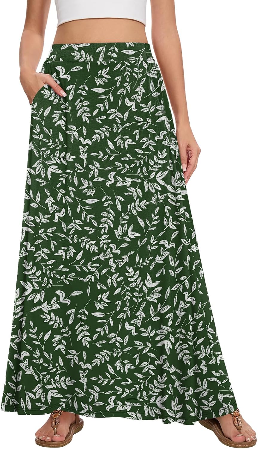 Thumbnail 5 de Leafsay Womens Maxi A-line Long Skirt with Pockets