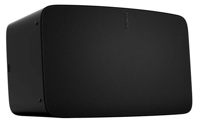 Detalle 2 de Sonos Five Schwarz – leistungsstarker WLAN‑Lautsprecher für Multiroom & Heimkino