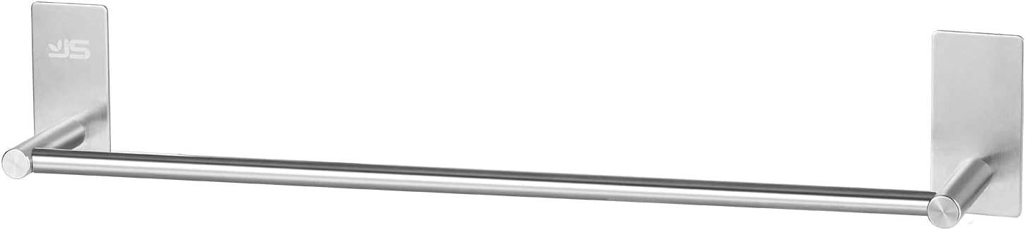 Detalle de JS Towel Rail Holder Brushed Stainless 1 Rod