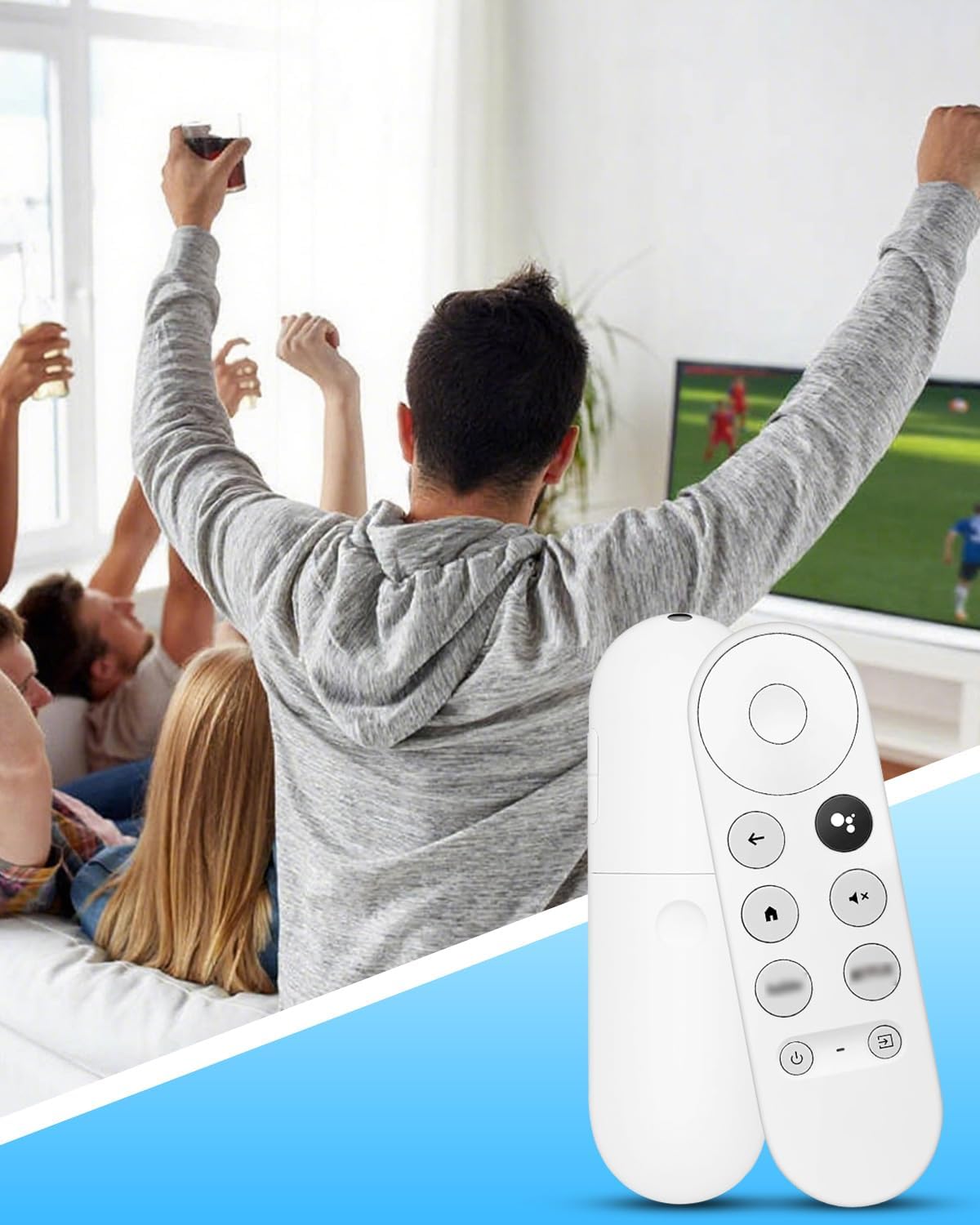 Thumbnail 6 de Replacement Voice Remote for Google Chromecast Snow Series (HD/4K) with Voice Control
