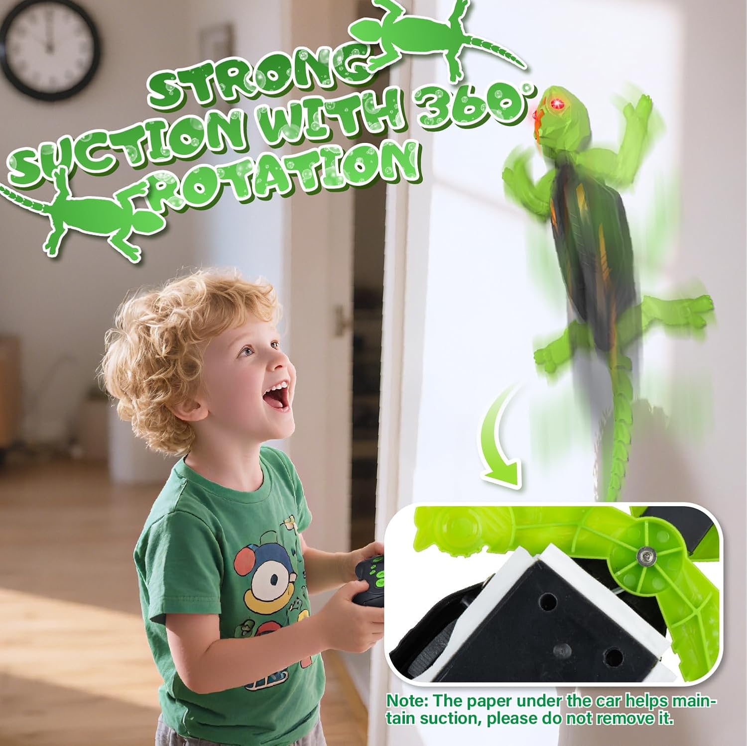 Thumbnail 1 de snookids LQB-88 klimmende gekko-robot met afstandsbediening en led-ogen