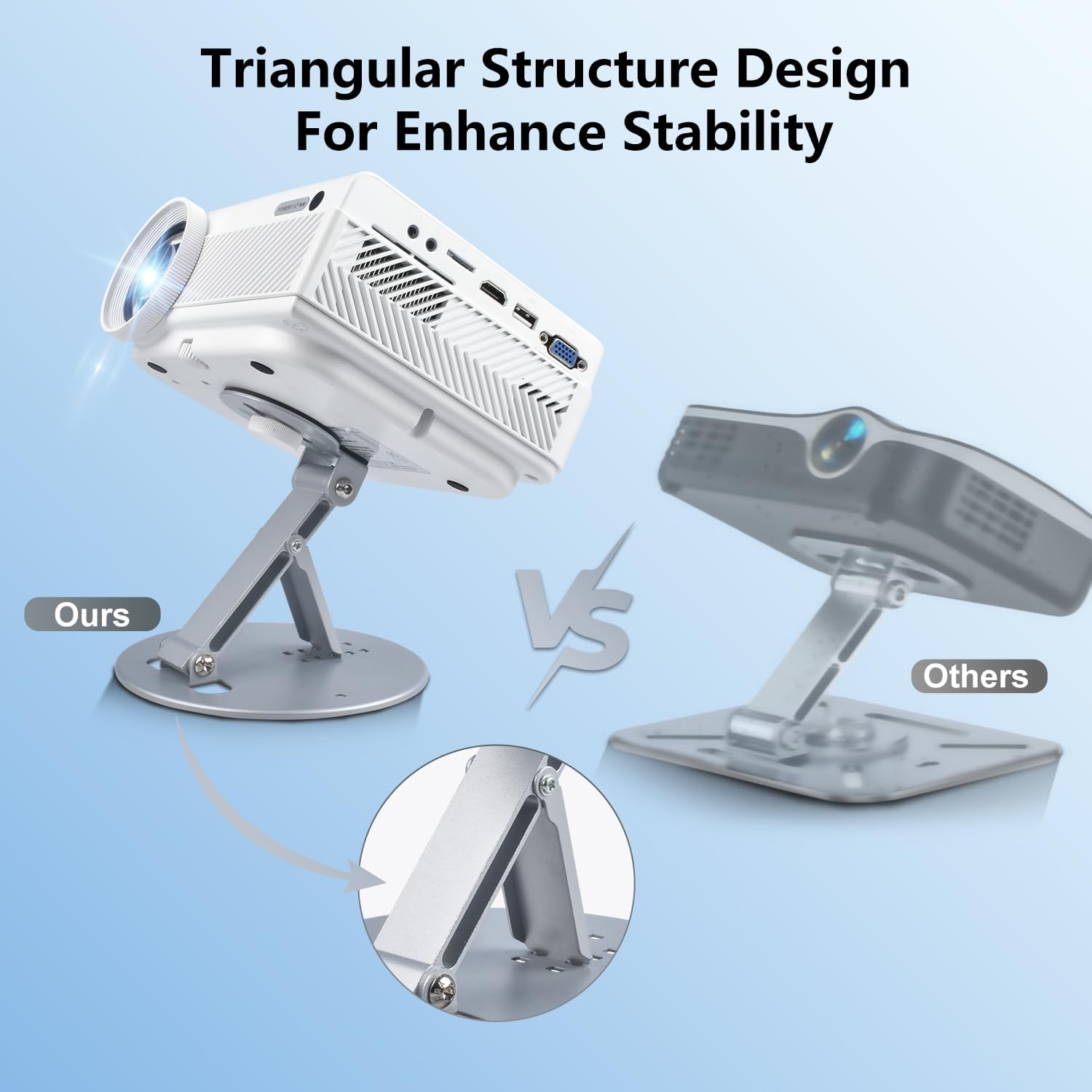 Detalle 2 de 3-in-1 Projector Stand 3kg load