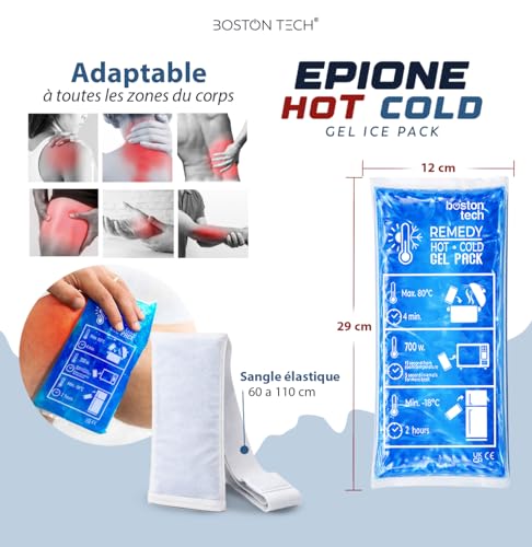 Thumbnail 2 de Poche de gel Remedy de Boston Tech — coussin thermique froid et chaud, 2 compresses + housse