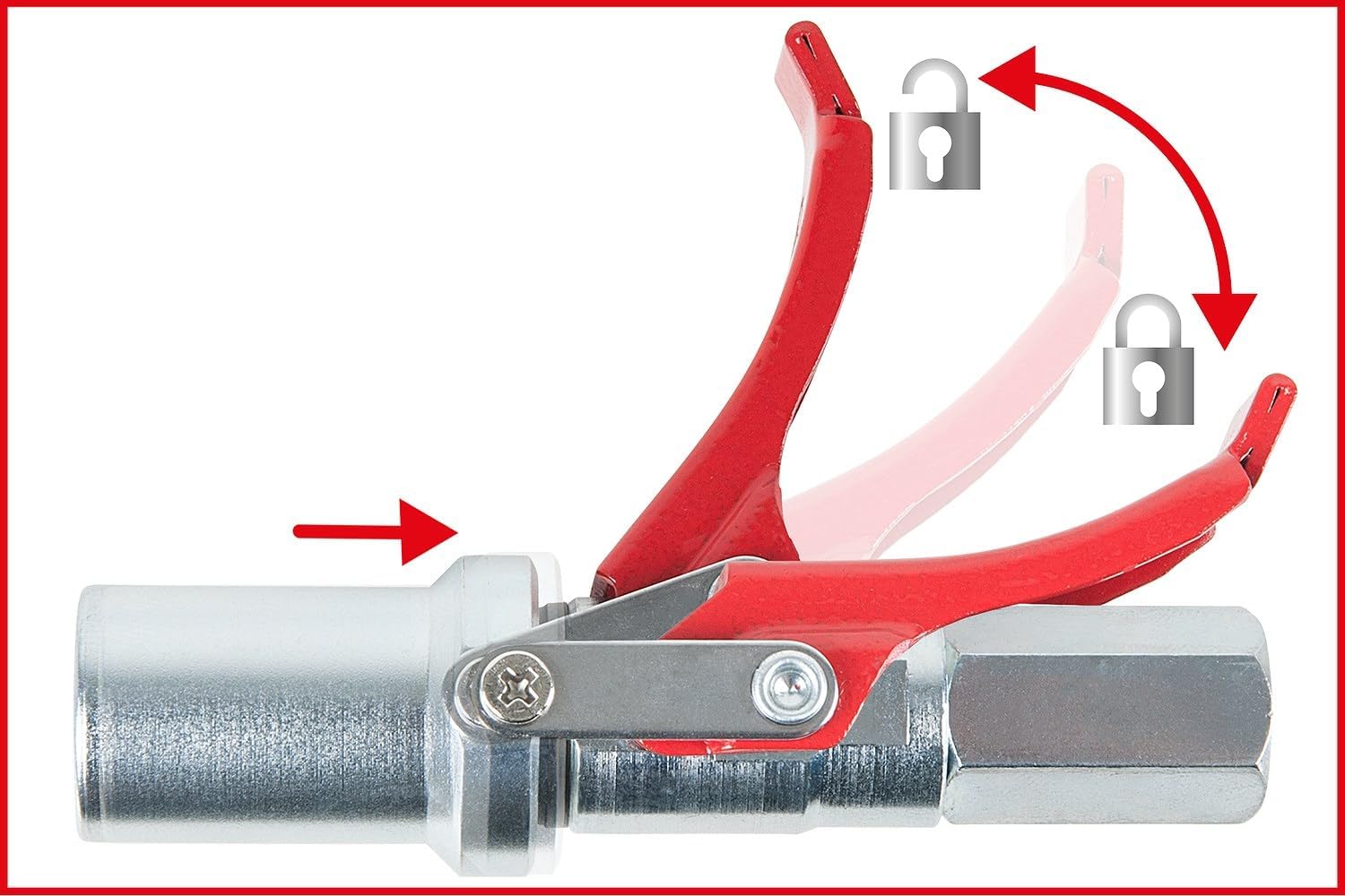 Thumbnail 4 de KS Tools 980.1108 Coupleur rapide graisse 1/8