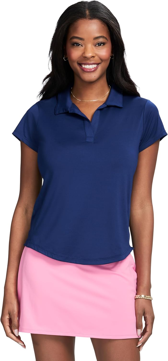 Detalle 2 de IZOD Stretch Short-Sleeve Polo for Women