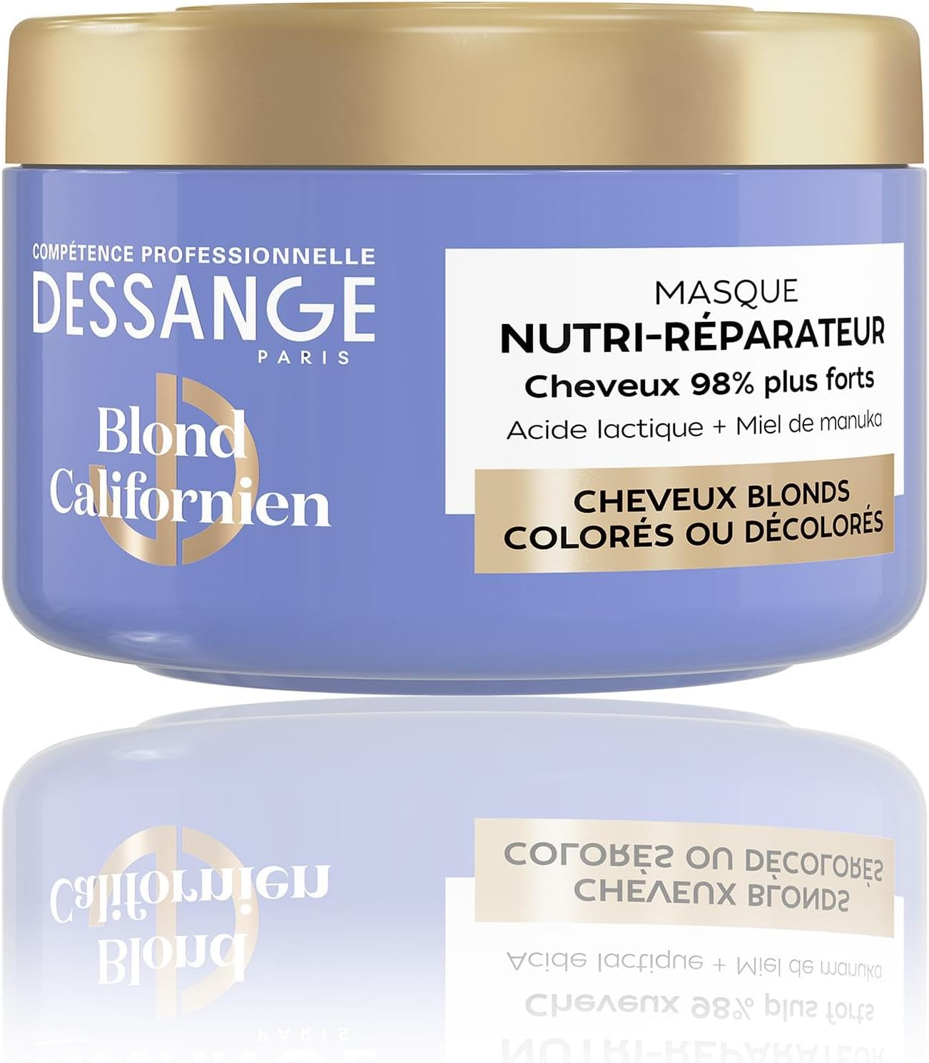 Detalle de DESSANGE Masque Nutri‑Réparateur Blond Californien 280 ml 💇♀