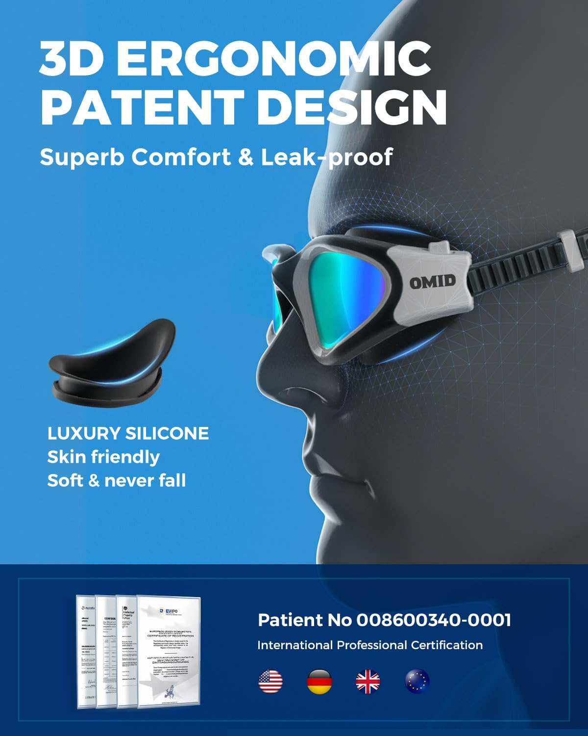 Thumbnail 2 de OMID Swim Goggles Polarized P2
