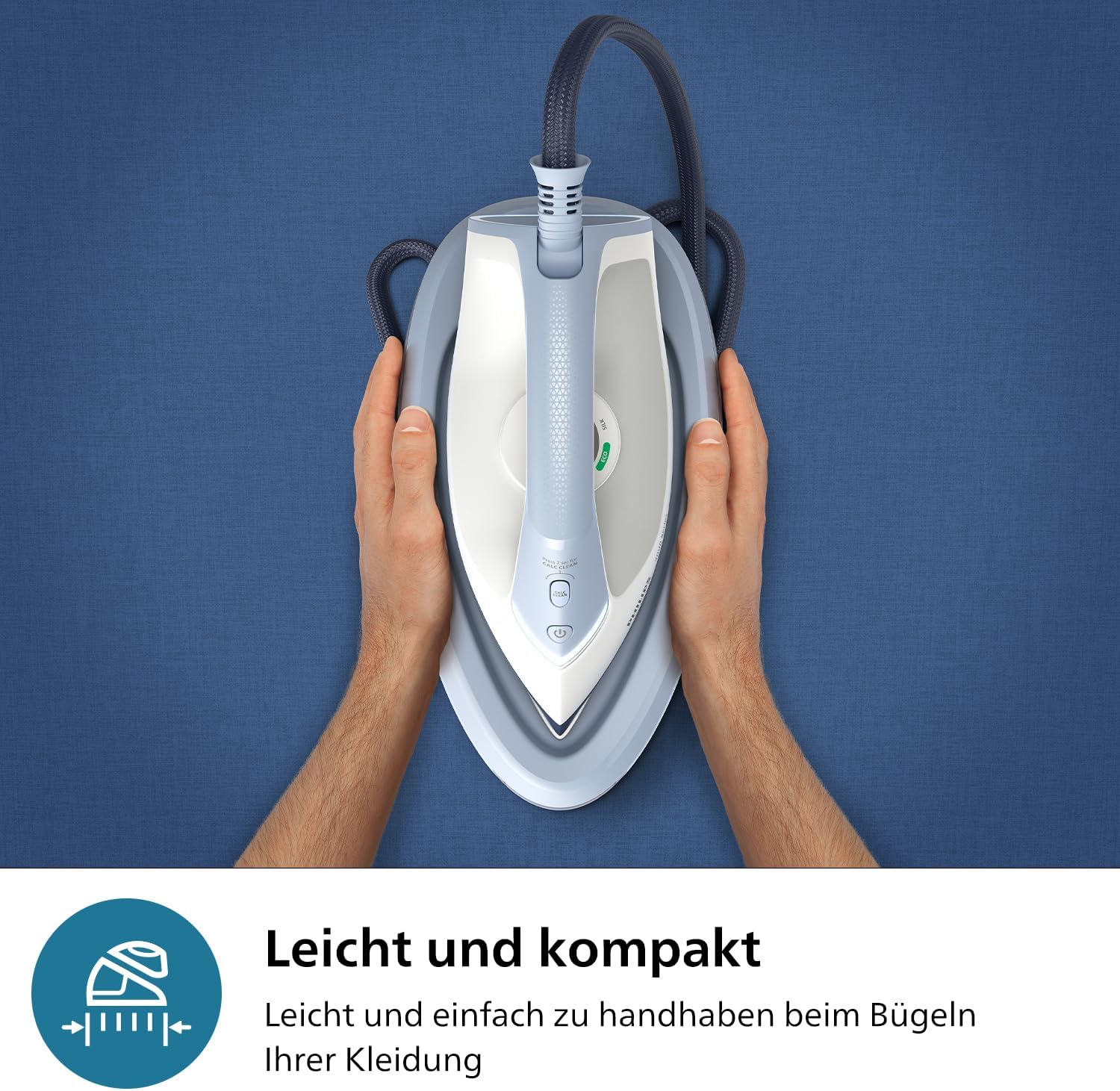 Thumbnail 5 de Philips Dampfbügelstation 3000 Series PSG3000/20 – 2400 W, 120 g/min Dauerdampf, 350 g Dampfbschub, Keramiksohle