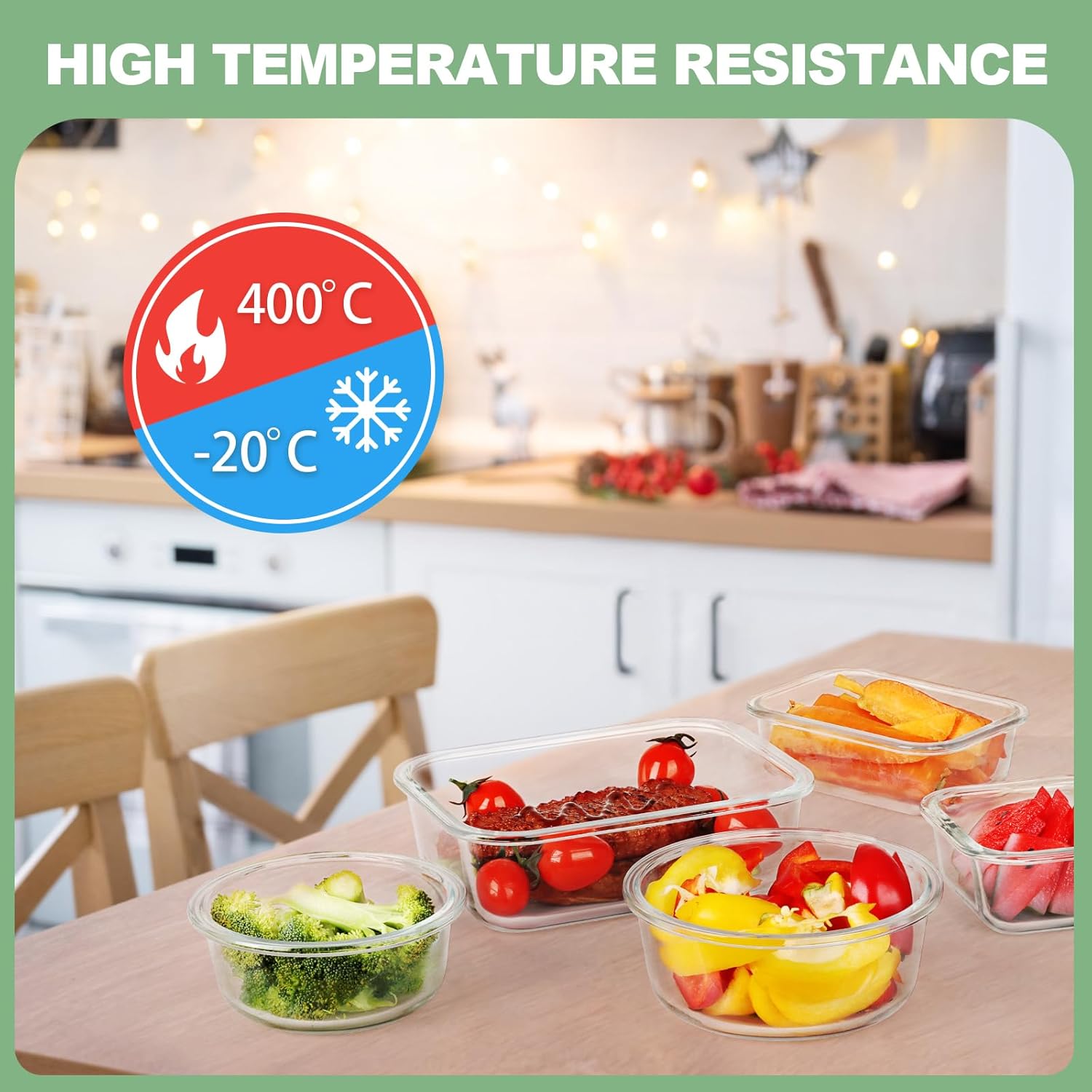 Thumbnail 6 de Skroam 12-pack glass food storage containers 🍱