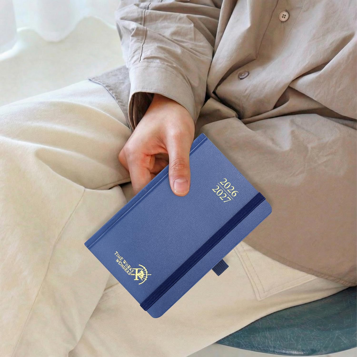 Thumbnail 6 de POPRUN Pocket Academic Diary 2026–2027: A6 Hardback Weekly Planner (Aug 2026–Dec 2027)