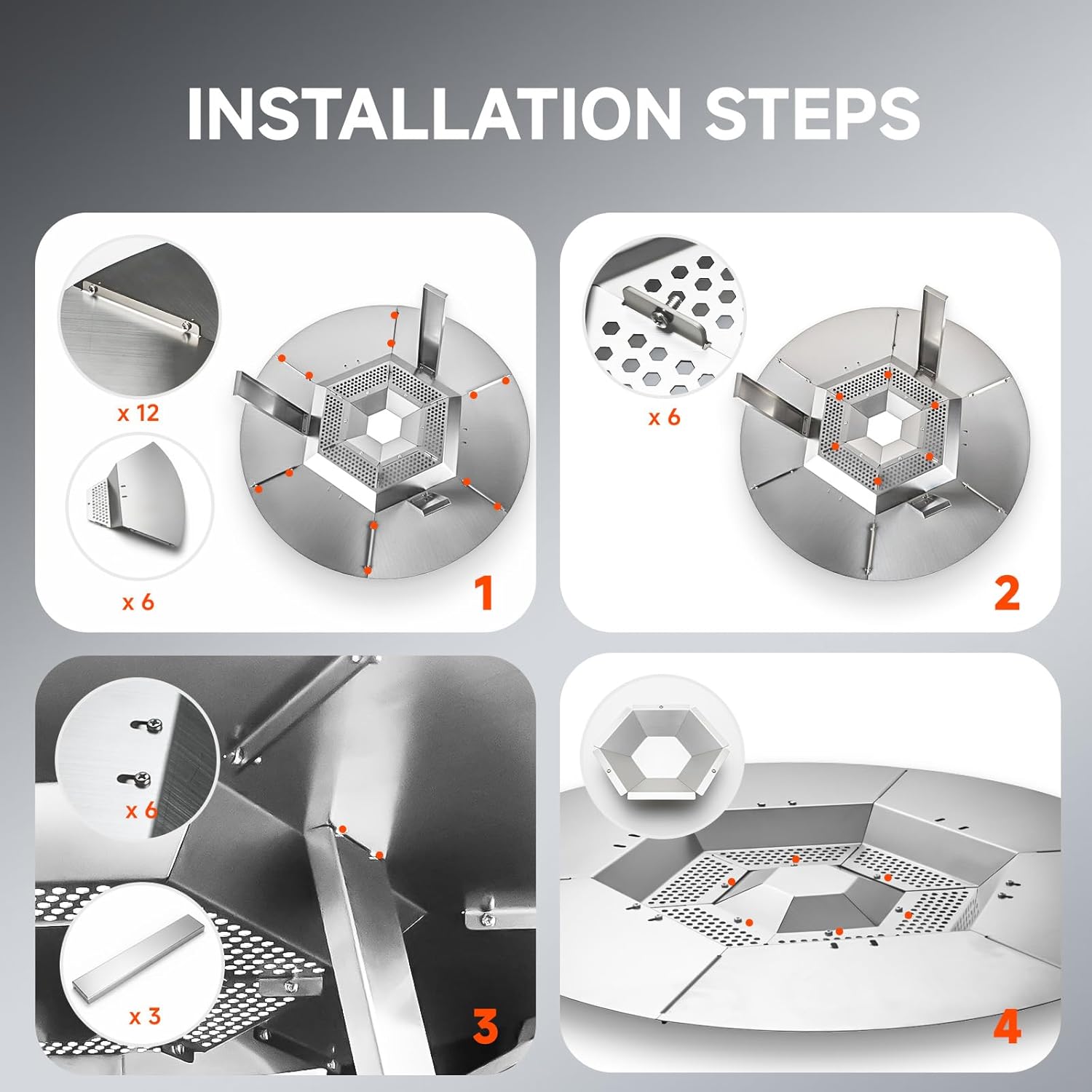 Thumbnail 5 de Solo Stove Bonfire Heat Deflector 19.5"