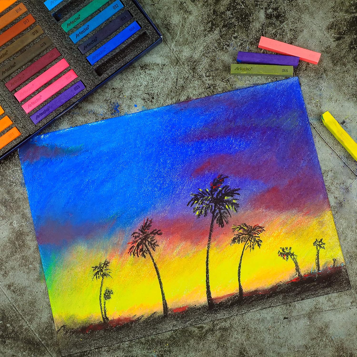 Thumbnail 6 de Artecho Soft Pastel Set 72