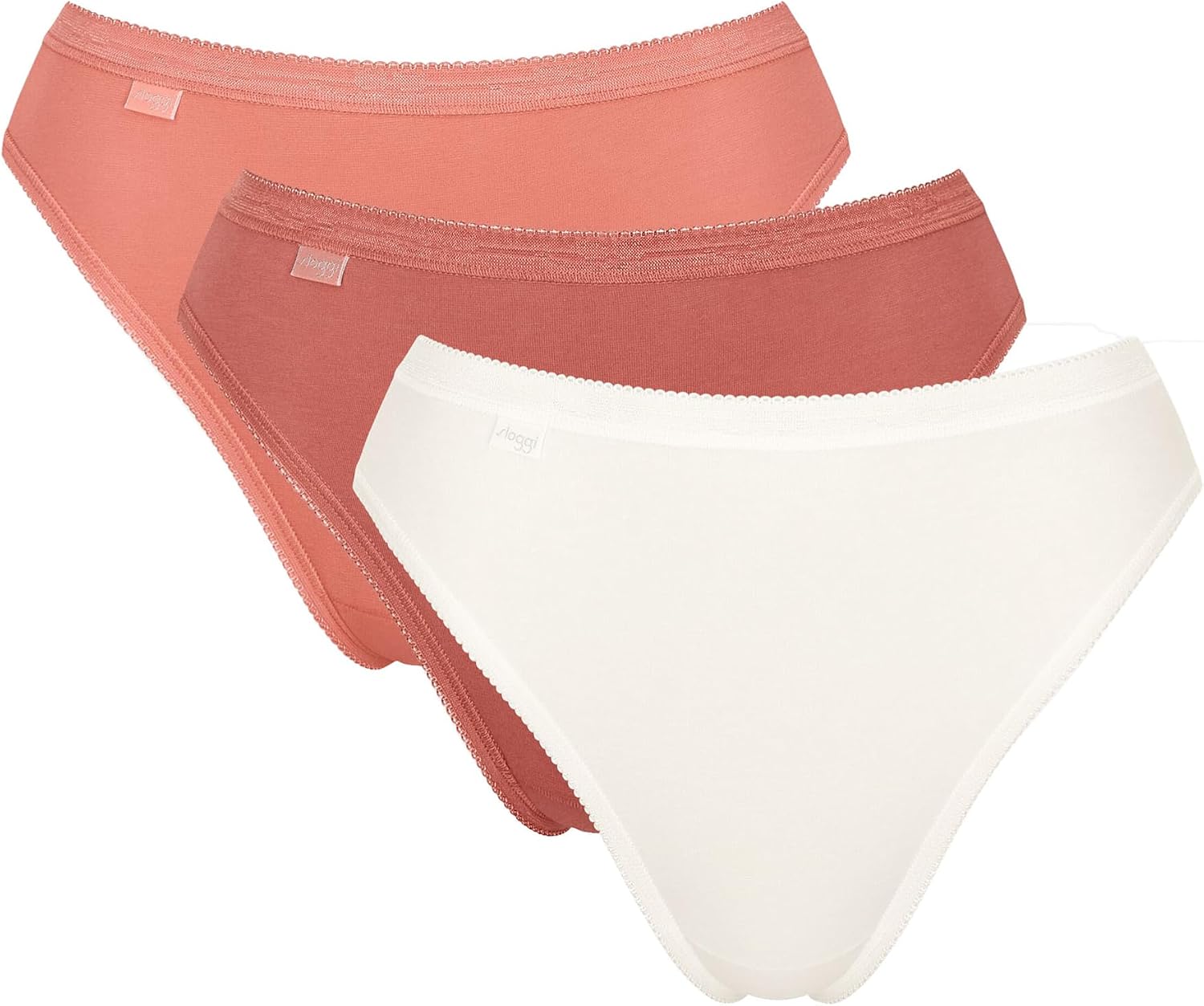 Detalle de Sloggi Basic+ Tai C3p Moderne Femme en coton biologique (lot de 1)