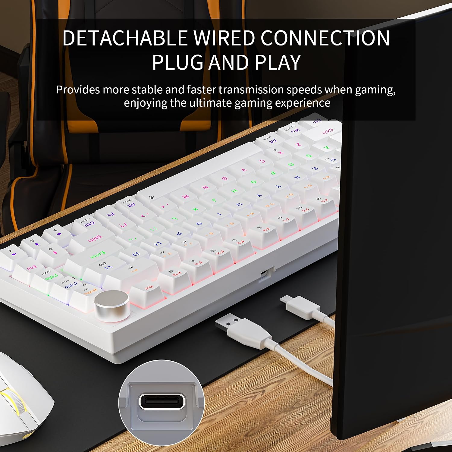 Thumbnail 6 de Newmen GM326 mechanical keyboard, 75% TKL