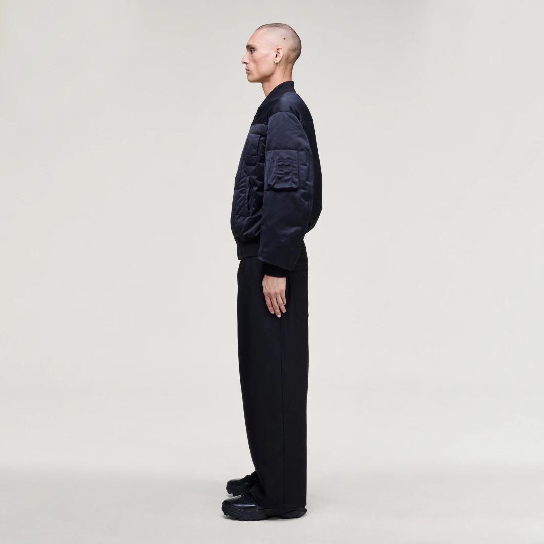 Detalle de Pantalón con finas rayas Y-3 Sport Uniform de Adidas – Negro