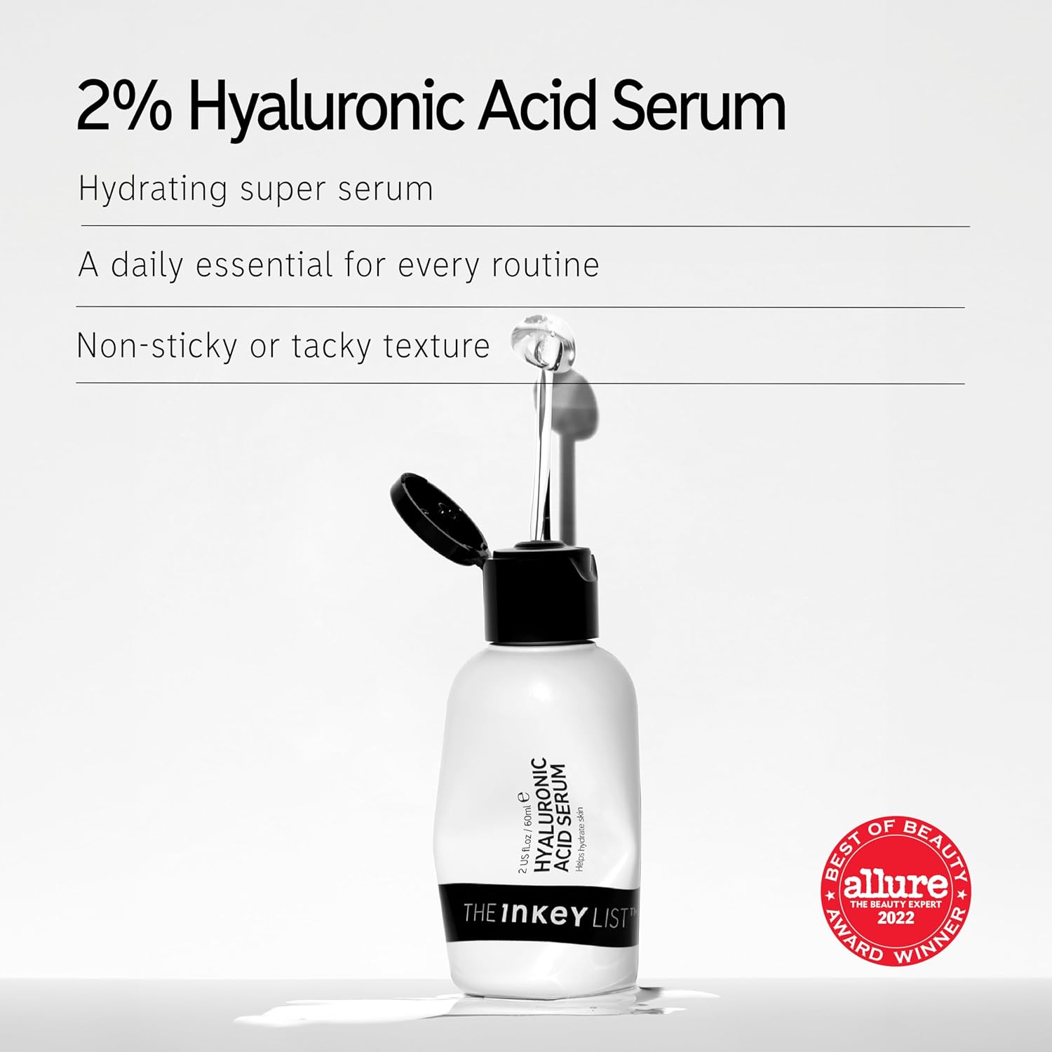 Detalle 2 de The INKEY List Hyaluronic Acid Serum 60ml