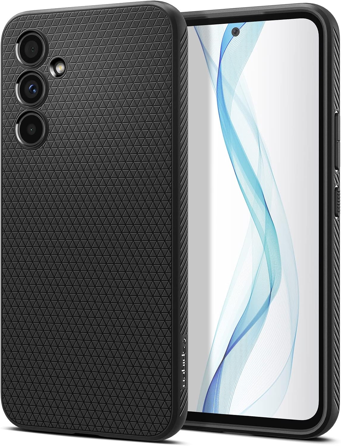 Detalle de Spigen Liquid Air pour Samsung Galaxy A54 5G — coque noire mat