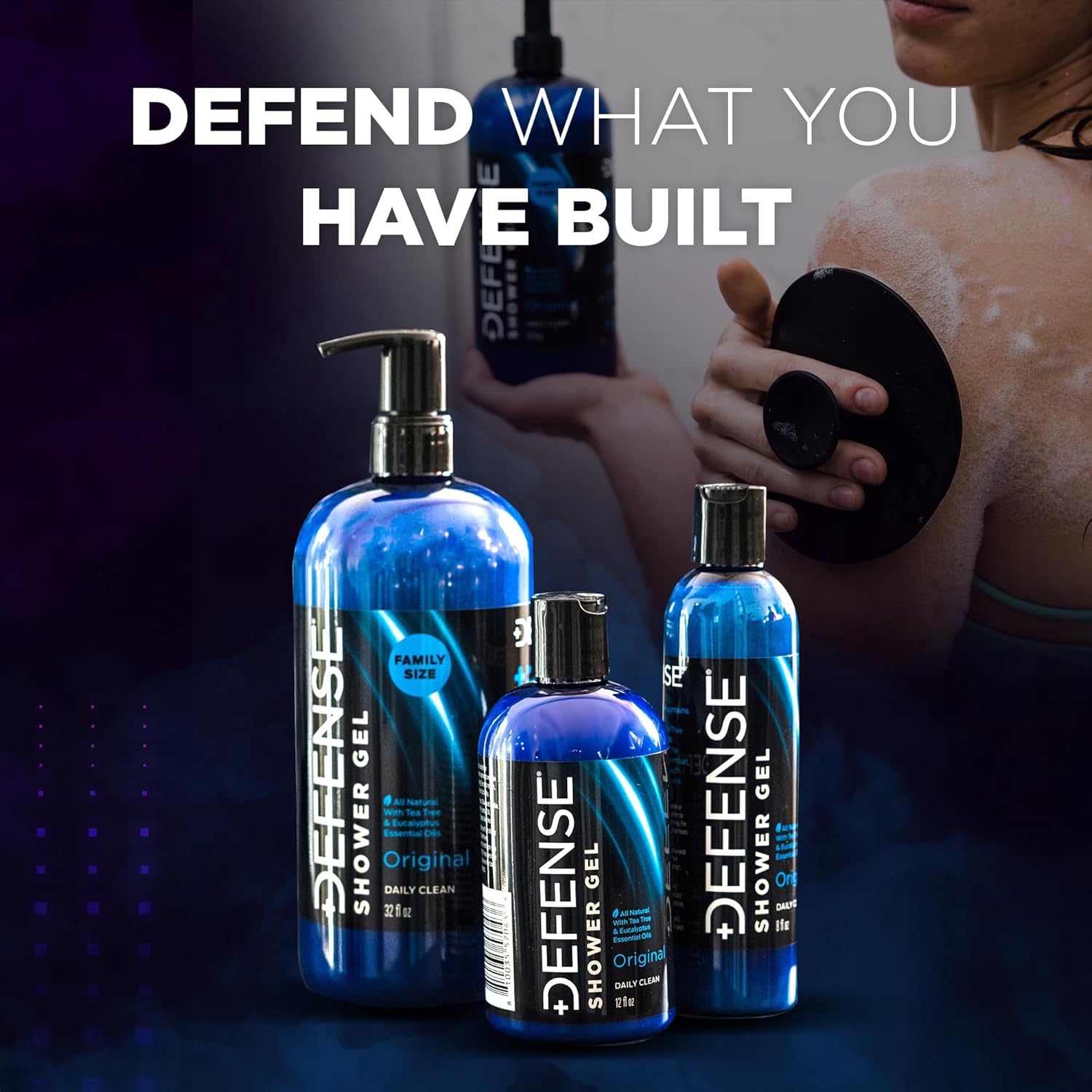 Detalle de Defense Soap Tea Tree Body Wash 32 oz