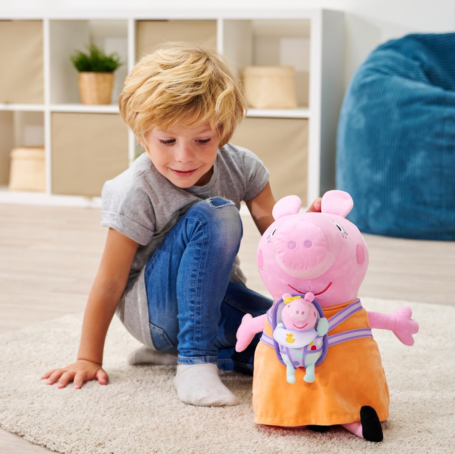 Thumbnail 4 de Simba 109261502 Mummy Pig and Baby Evie Plush Toy, 33 cm