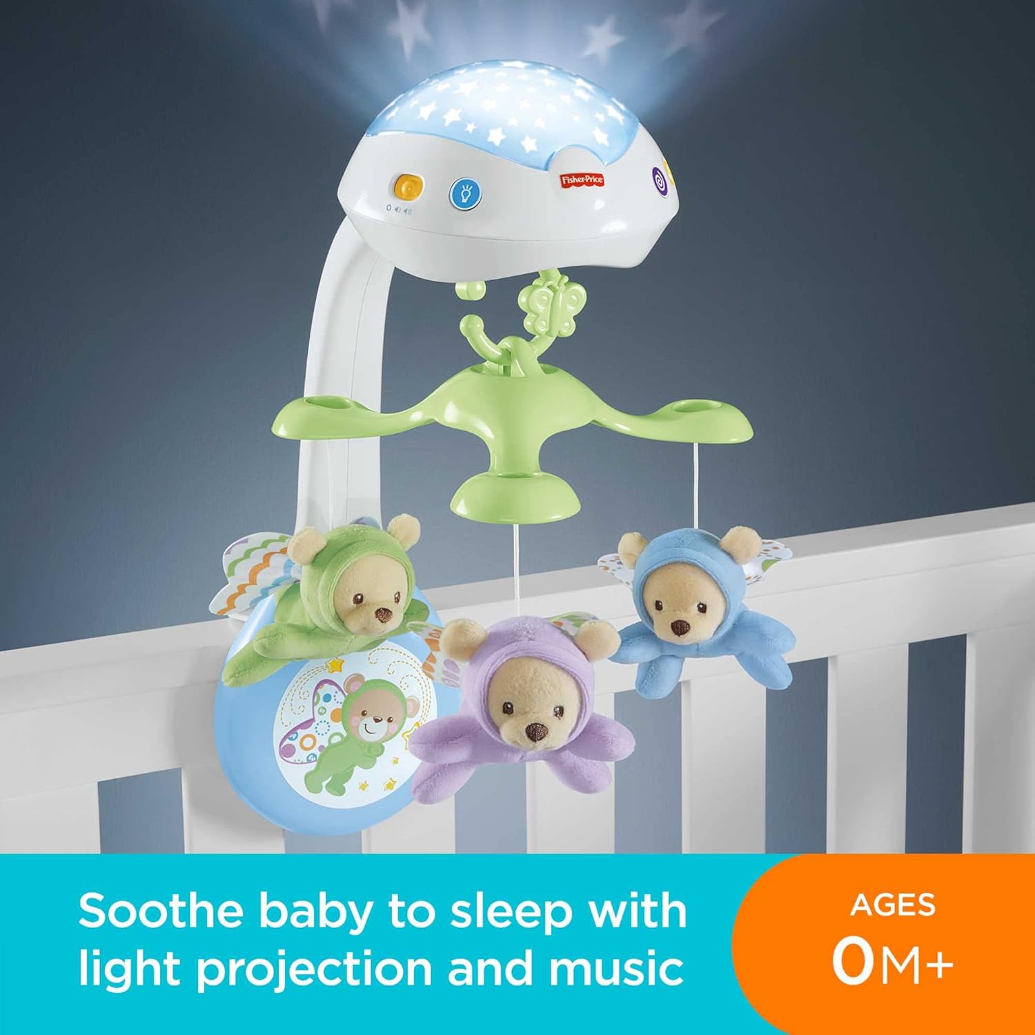 Thumbnail 1 de Fisher-Price Butterfly Dreams projection mobile