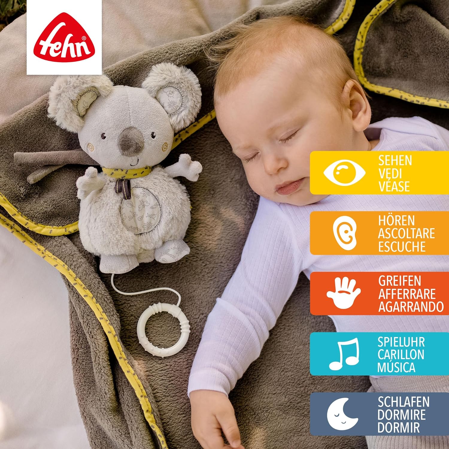 Detalle 2 de Fehn Caja de Música Koala para Bebés 🎶