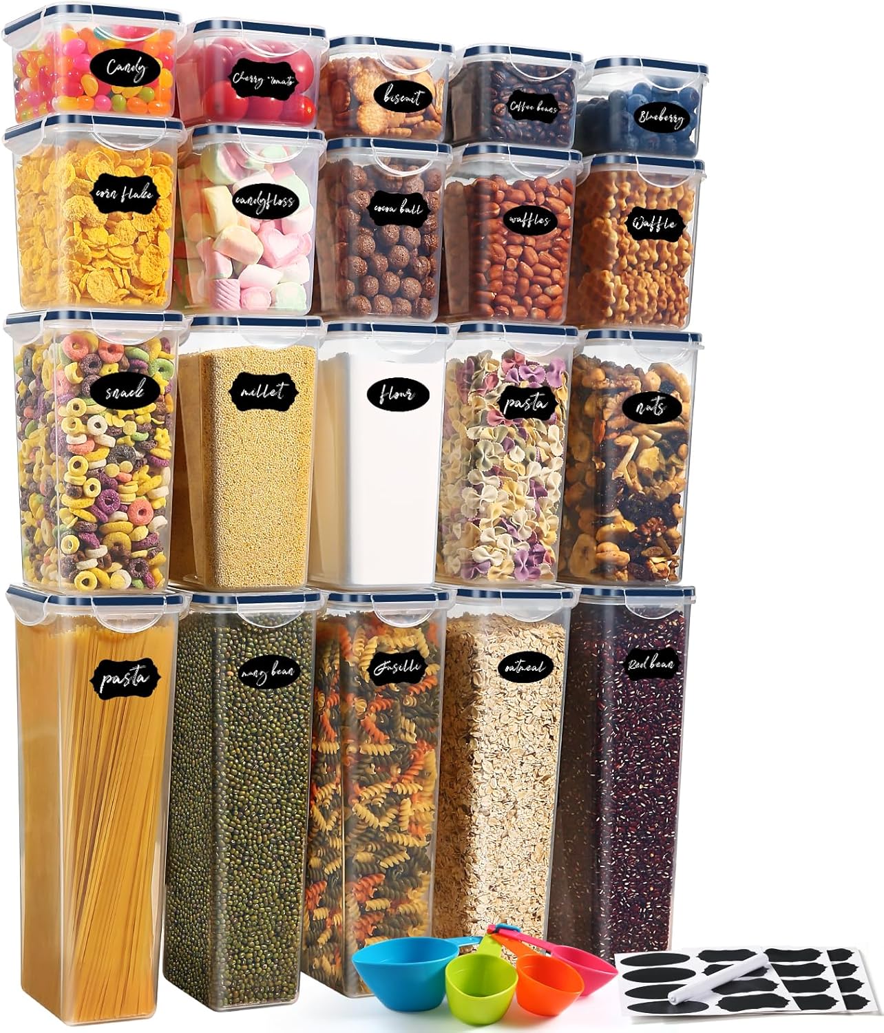 Detalle de YASHE Airtight Food Containers 5.3L 4 pack