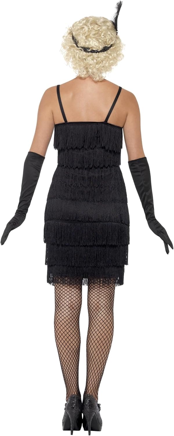 Thumbnail 2 de Smiffy's Flapper años 20 vestido negro