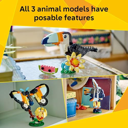 Detalle de LEGO Creator 3 in 1 Wild Animals: Tropical Toucan 31173