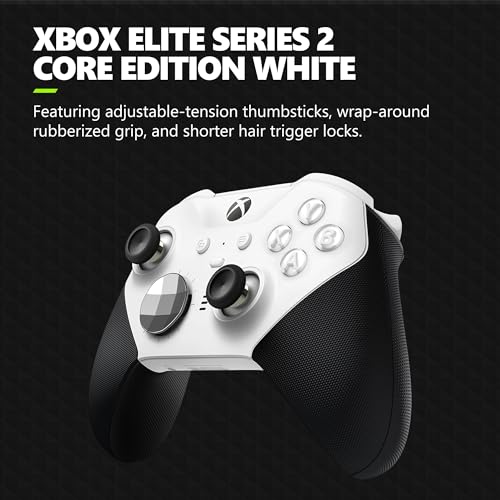 Detalle de Xbox Elite Series 2 Core Wireless Controller – White