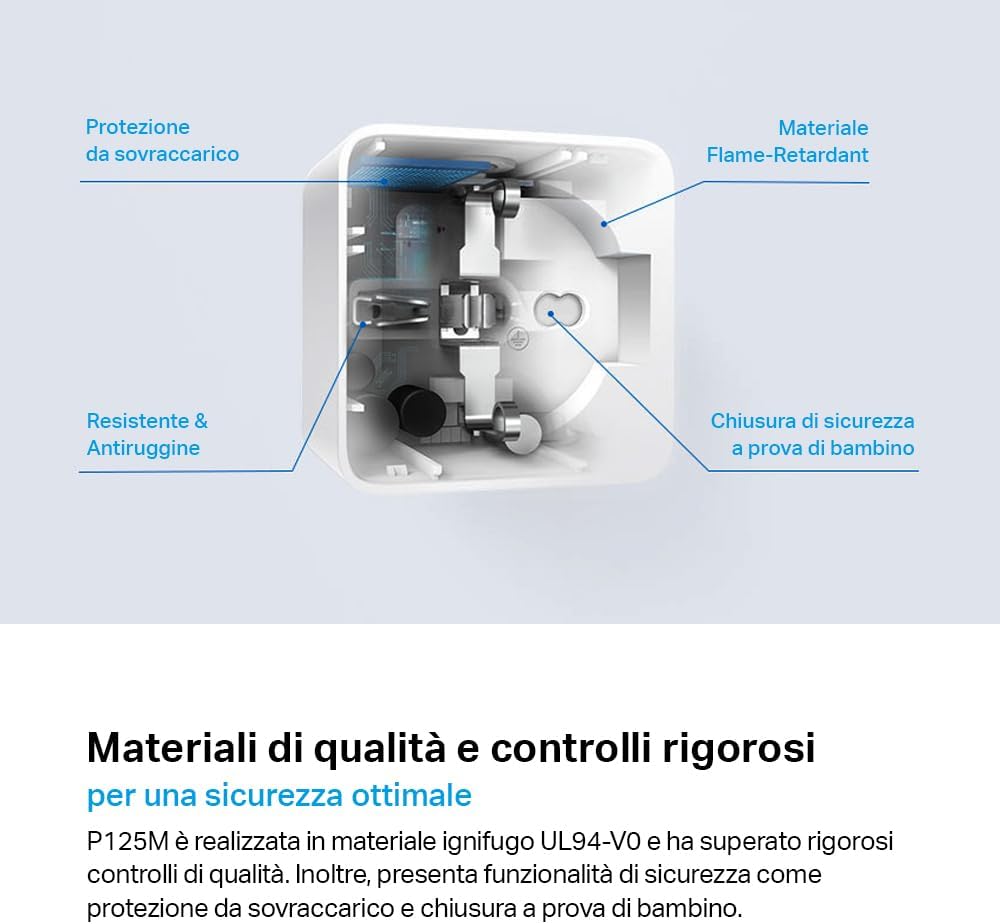 Thumbnail 6 de Tapo P125M Matter presa smart italiana con monitoraggio energia, WiFi e controllo vocale