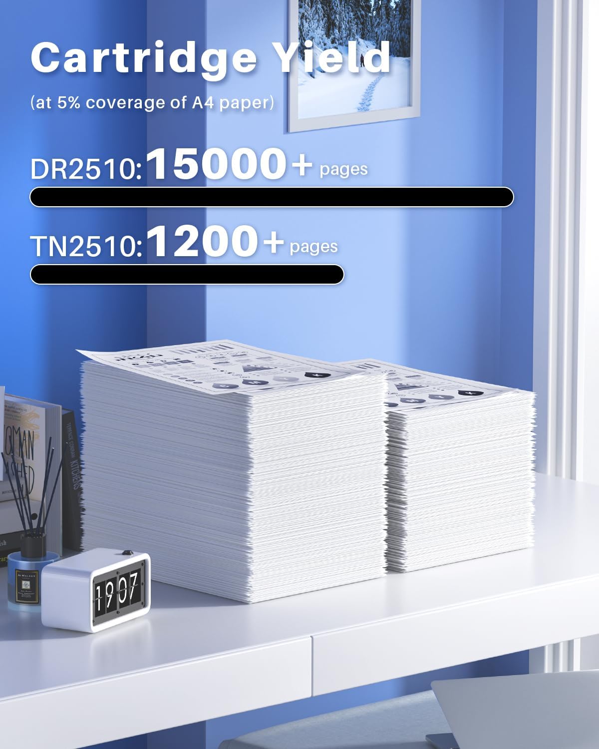 Detalle 2 de INK4U TN2510 Toner + DR2510 Tamburo 1.500 pagine