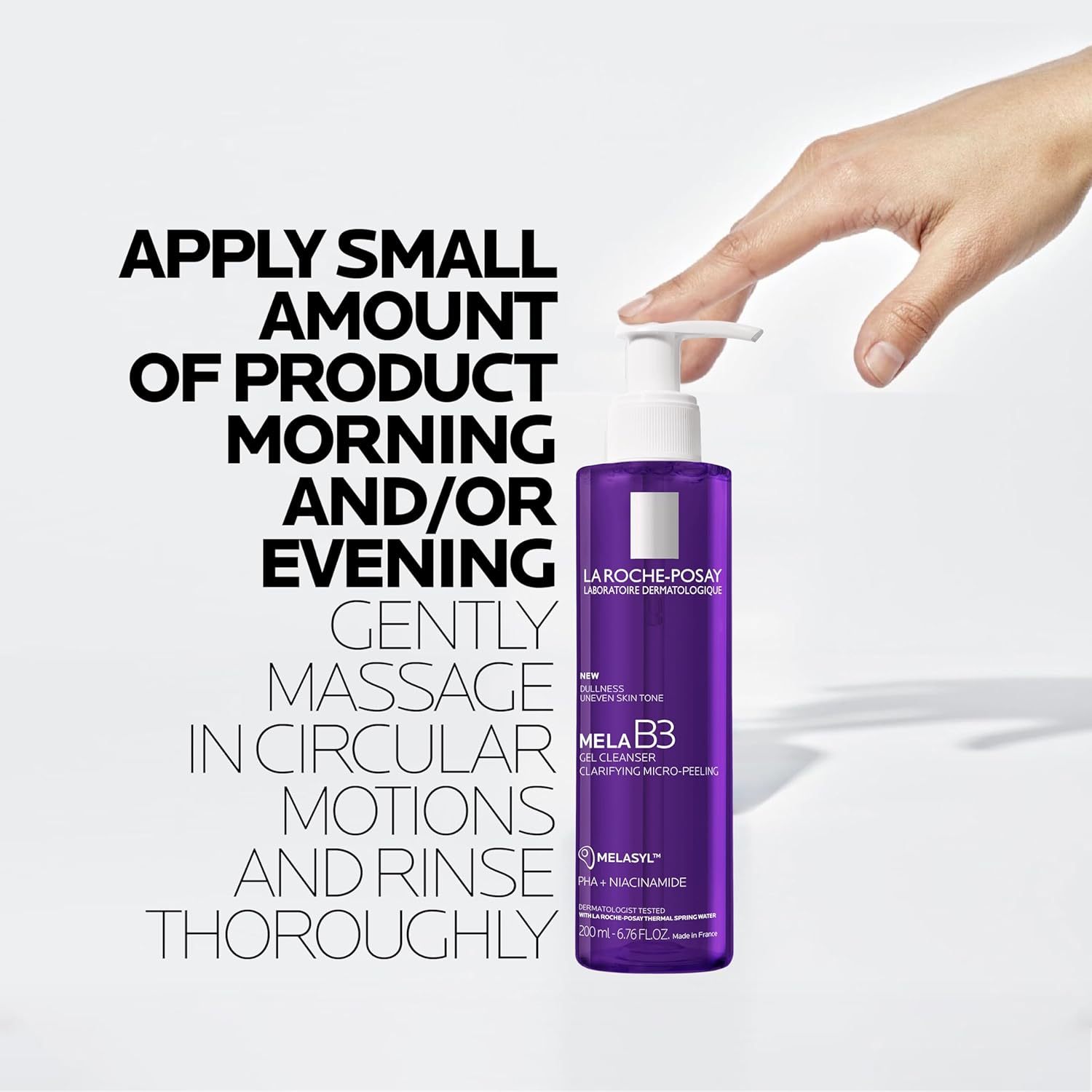 Thumbnail 6 de La Roche Posay Klärendes Anti-Pigmentflecken Reinigungsgel – Melasyl & Niacinamid, 200 ml