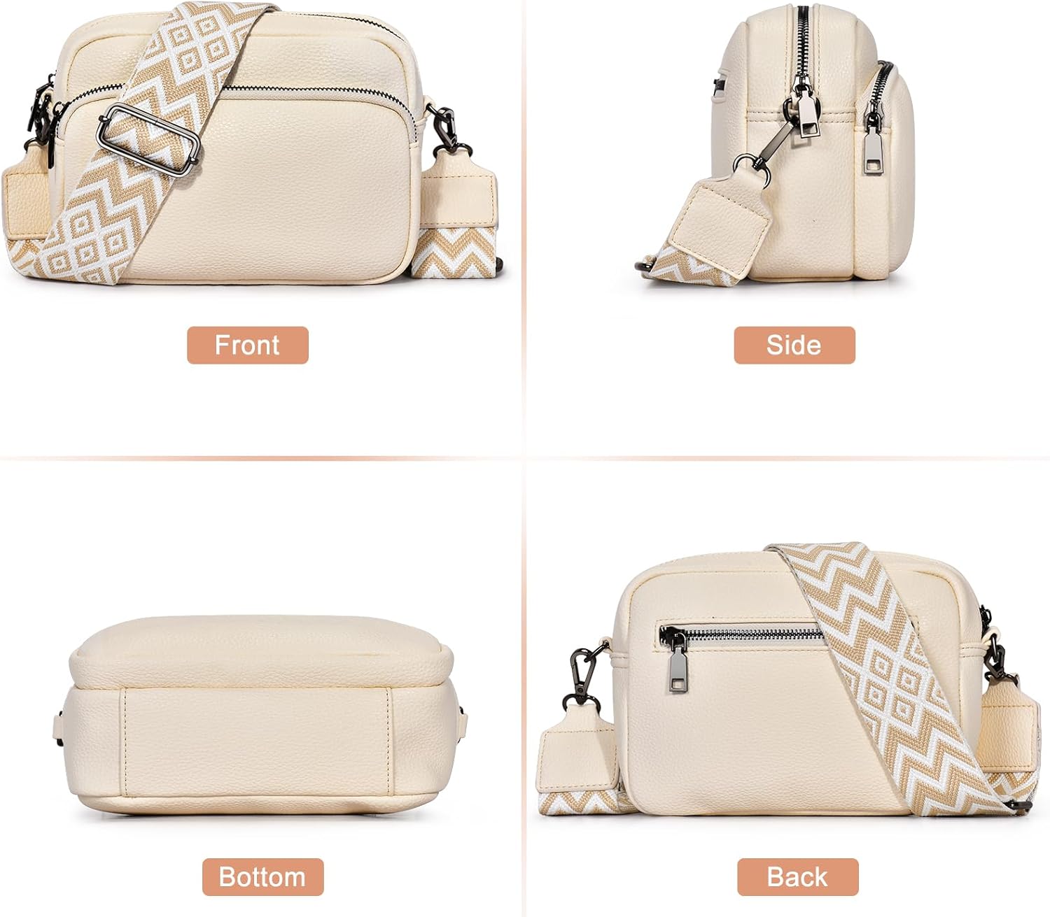 Thumbnail 4 de GASSDA Umhängetasche Kleine Handtasche 22 cm