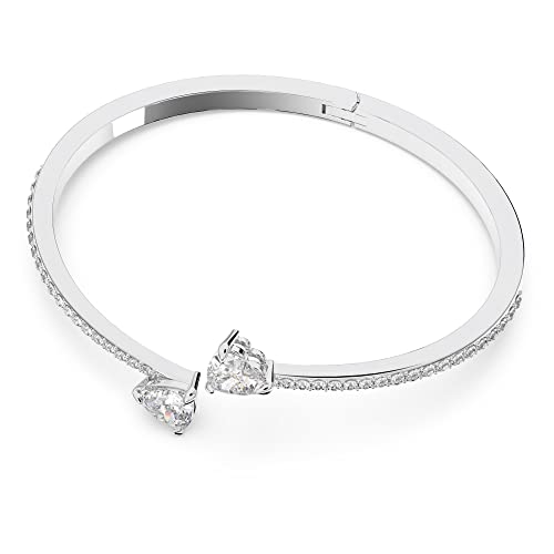 Thumbnail 1 de Swarovski Bracciale Mesmera Attract, Cuore, Bianco – rigido placcato rodio