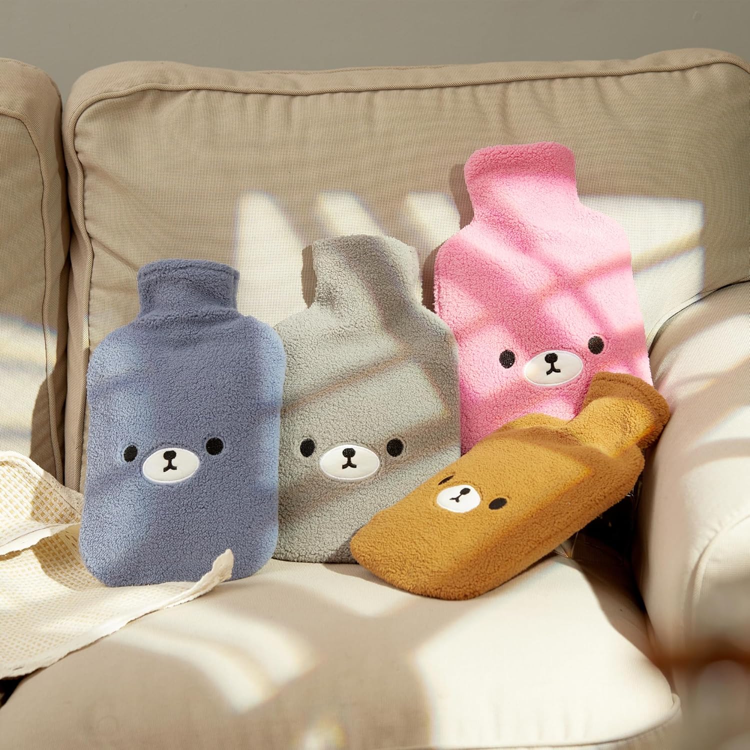 Thumbnail 1 de samply Wärmflasche 2 L Dunkelblauer Bär