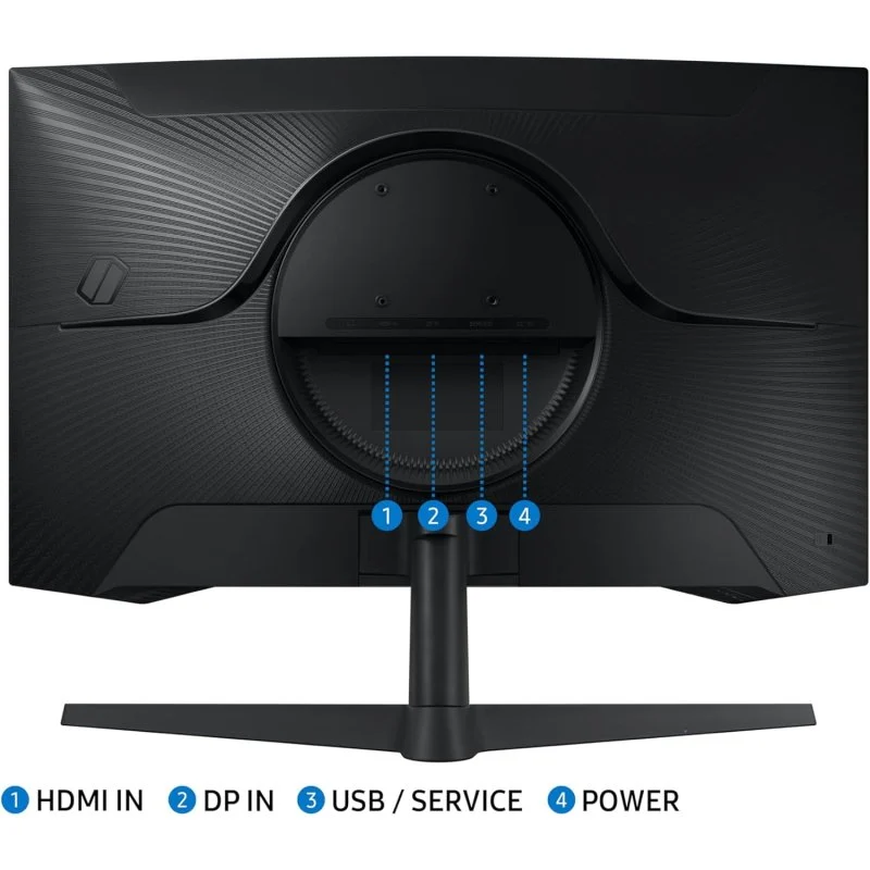 Detalle 2 de Samsung Odyssey LS27CG552EUXEN 27" LED Dual WQHD 165Hz Freesync Curvo