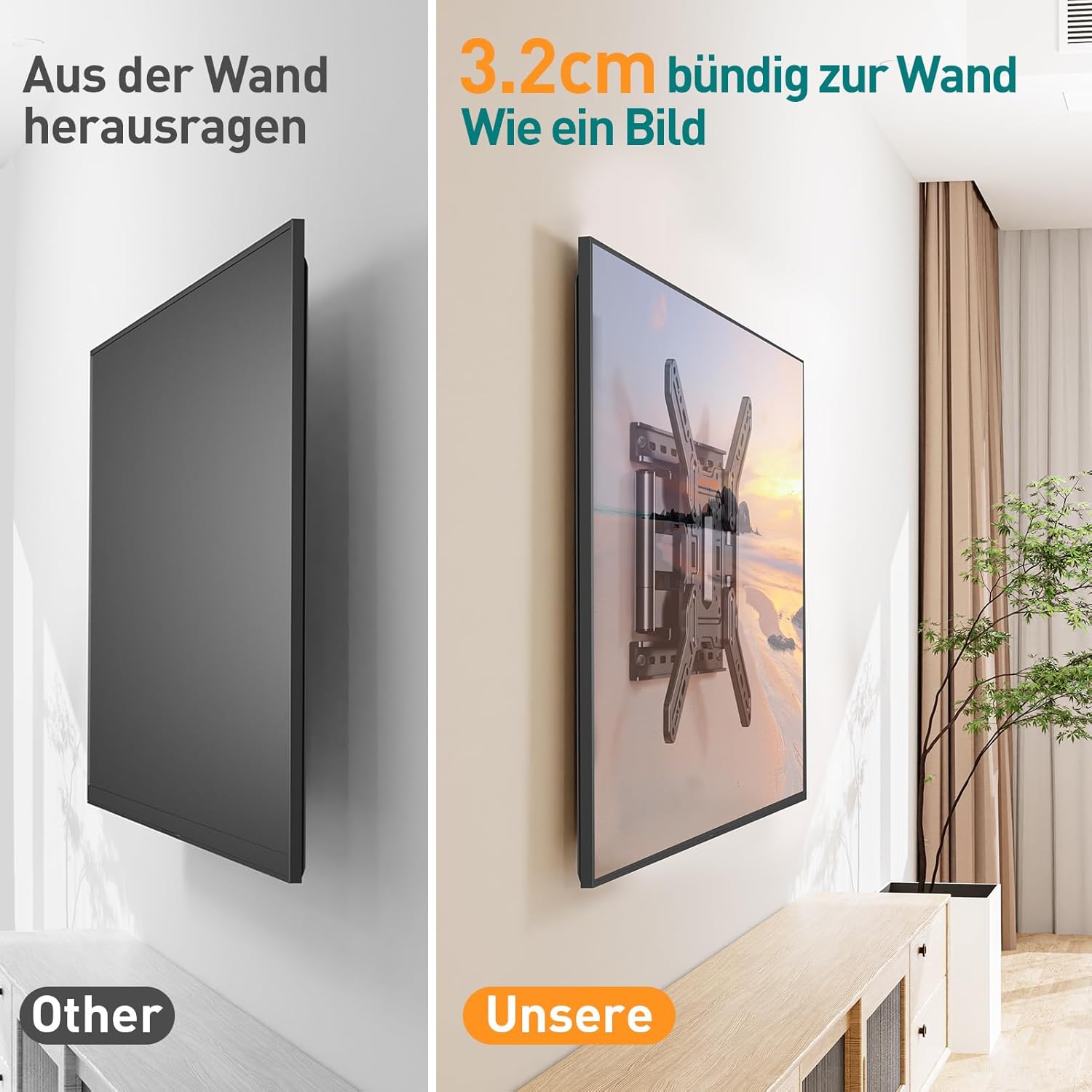 Detalle 2 de ELIVED EV3033 TV Wandhalterung 26-60"