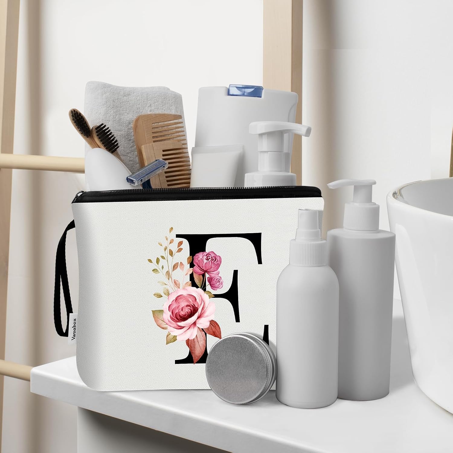 Thumbnail 4 de Vavabox Beauty case iniziali personalizzate 02-Bianco 2 Pezzi