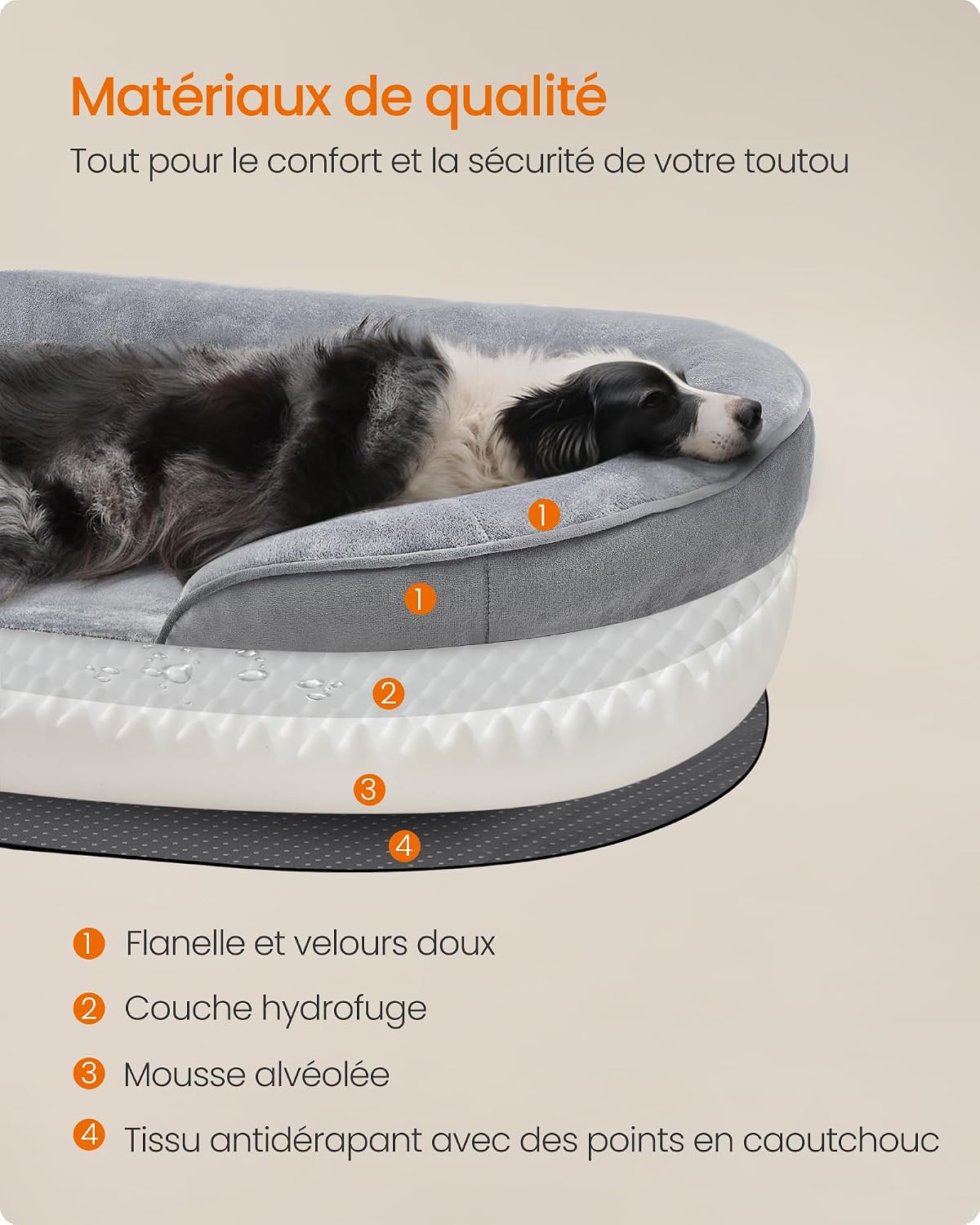 Thumbnail 4 de Feandrea PGW282G01 Panier chien grande taille 91×68 cm