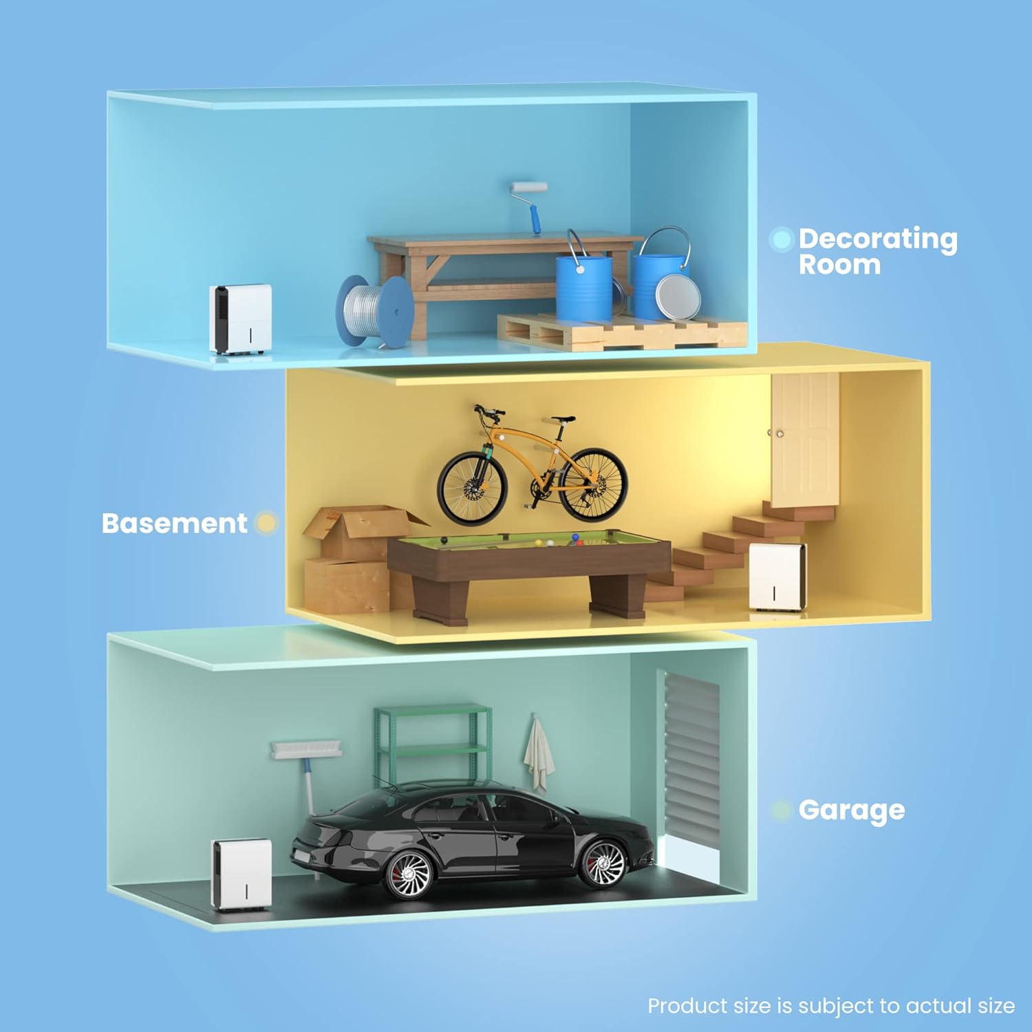 Thumbnail 6 de Comfee Luftentfeuchter MDDP-30DEN7 (30 l/24 h) für bis ca. 180 m³ – Smart-Dehumidifier mit 3-l-Wassertank