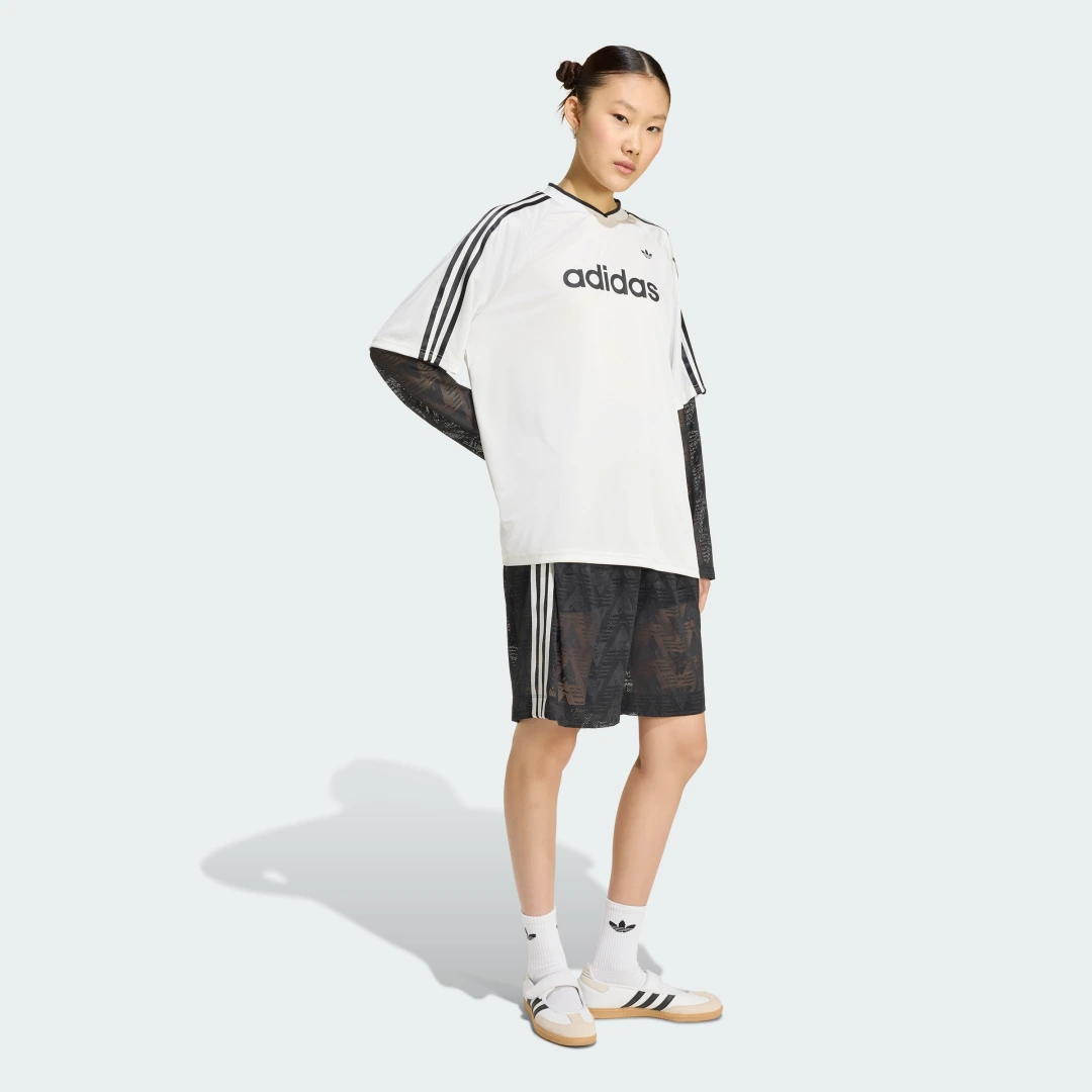 Detalle de Camiseta de manga larga con encaje — Adidas