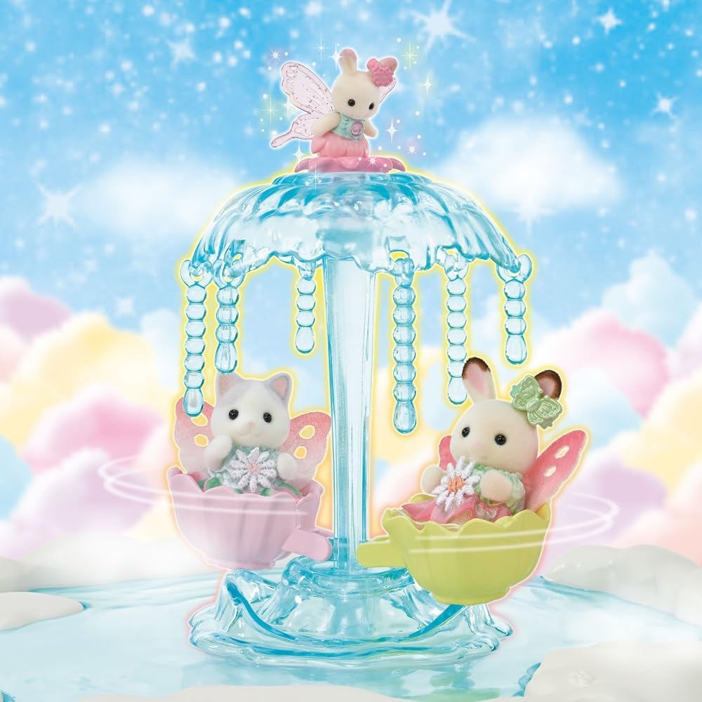 Thumbnail 6 de Sylvanian Families Skytop Feeënkasteel speelset met bloemenattracties